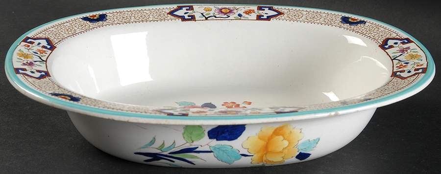 V3232 10" Oval Vegetable Bowl by Royal Cauldon-1