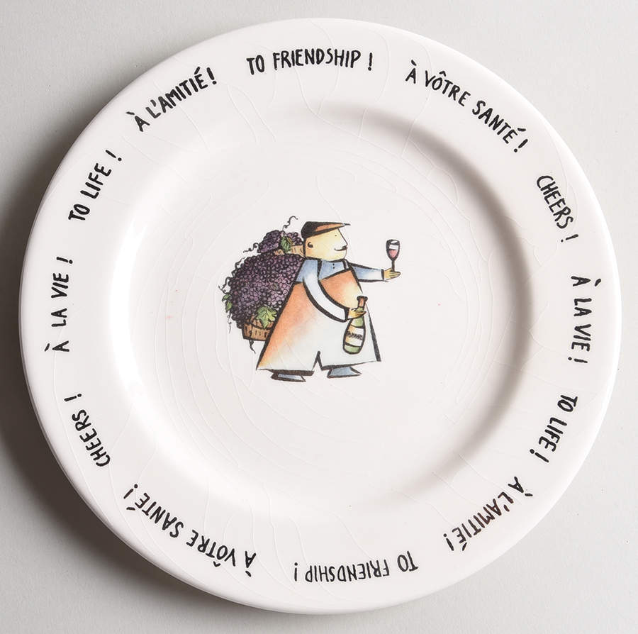 Bordeaux Salad Plate by Rosanna-1