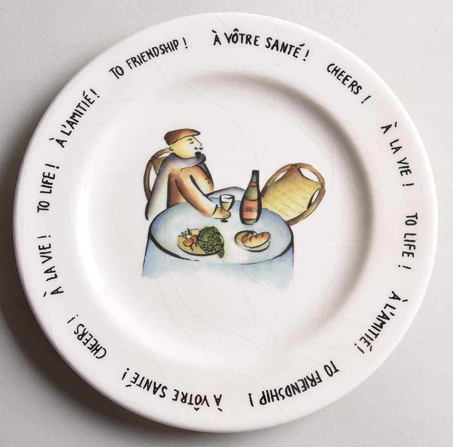 Bordeaux Salad Plate by Rosanna-1
