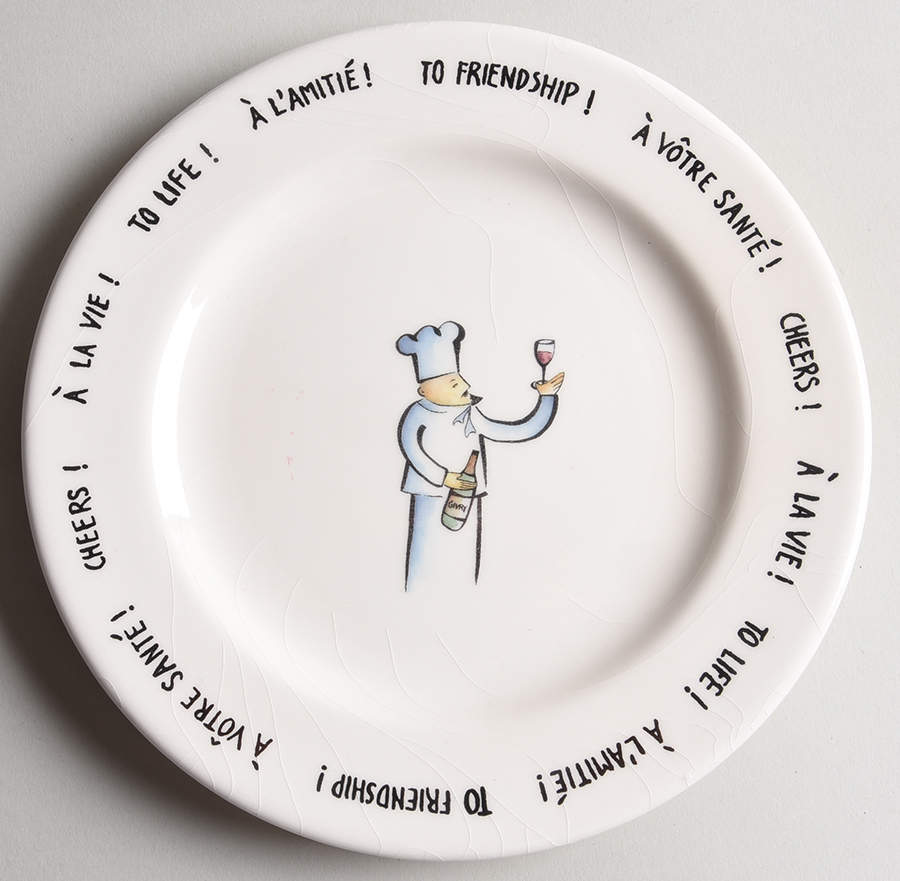 Bordeaux Salad Plate by Rosanna-1