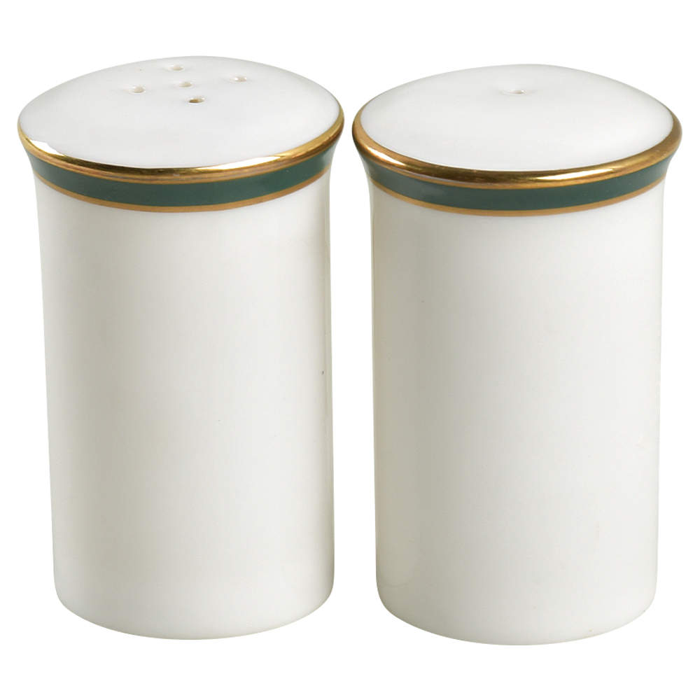 Oxford Green (Indonesia) Salt & Pepper Set by Royal Doulton-1