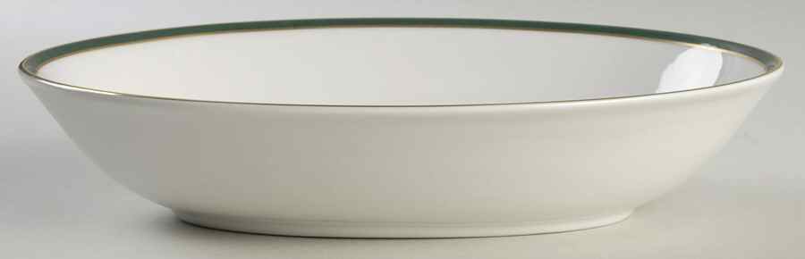Oxford Green (Indonesia) 9" Oval Vegetable Bowl by Royal Doulton-1