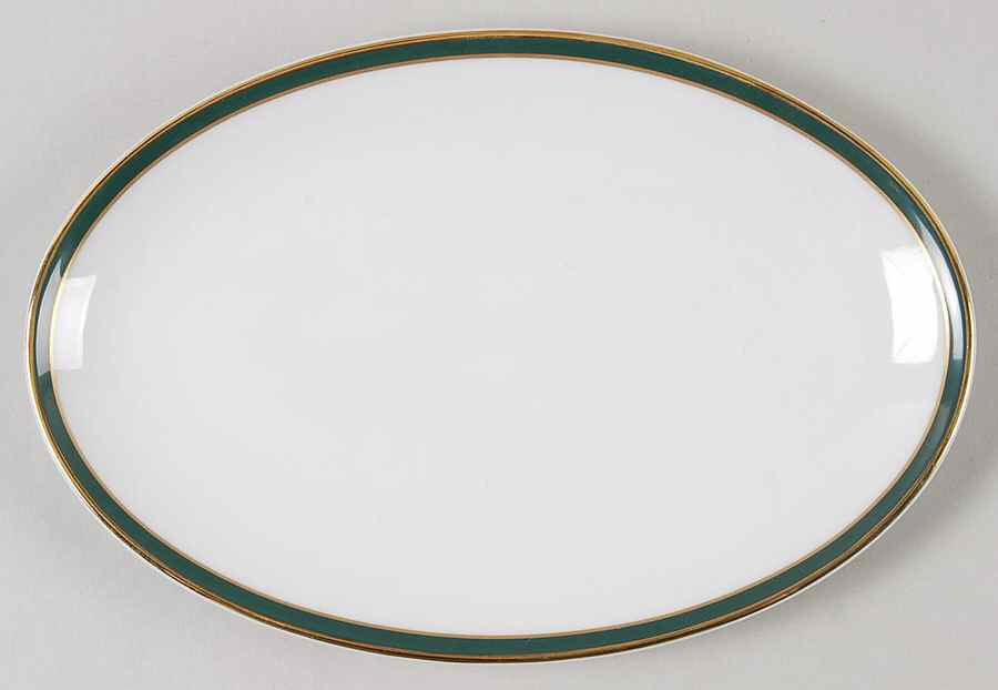 Oxford Green (Indonesia) Pickle Dish by Royal Doulton-1
