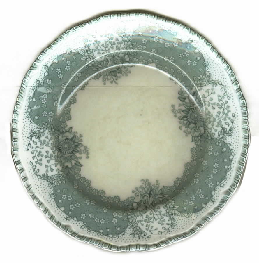 Oriel Green Salad Plate by Royal Doulton-1