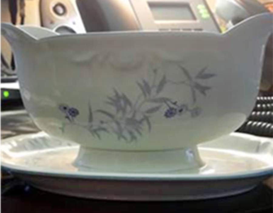 ROT193 Gravy Boat with Attached Underplate by Royal Tettau-1