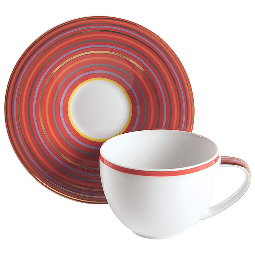 Cyrrus Flat Cup & Saucer Set by Rosenthal - Continental-1