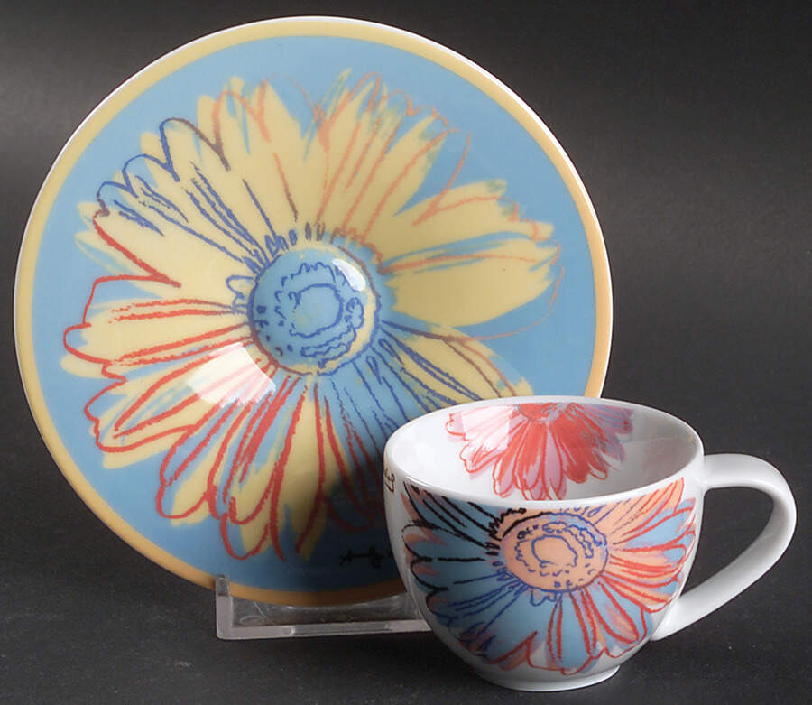 Daisies Espresso Cup and Saucer Set by Rosenthal - Continental-1