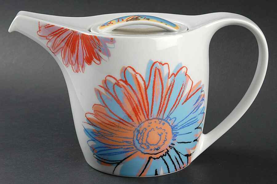 Daisies Tea/Coffee Pot & Lid by Rosenthal - Continental-1