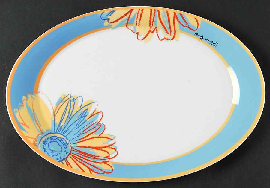 Daisies 12" Oval Serving Platter by Rosenthal - Continental-1