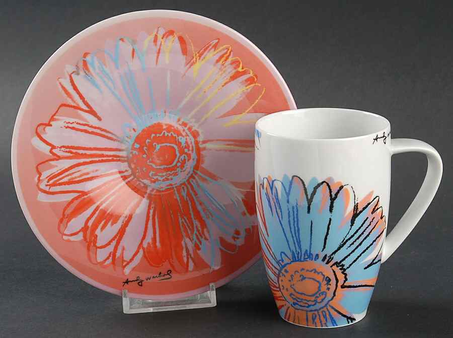 Daisies Latte Cup & Saucer Set by Rosenthal - Continental-1