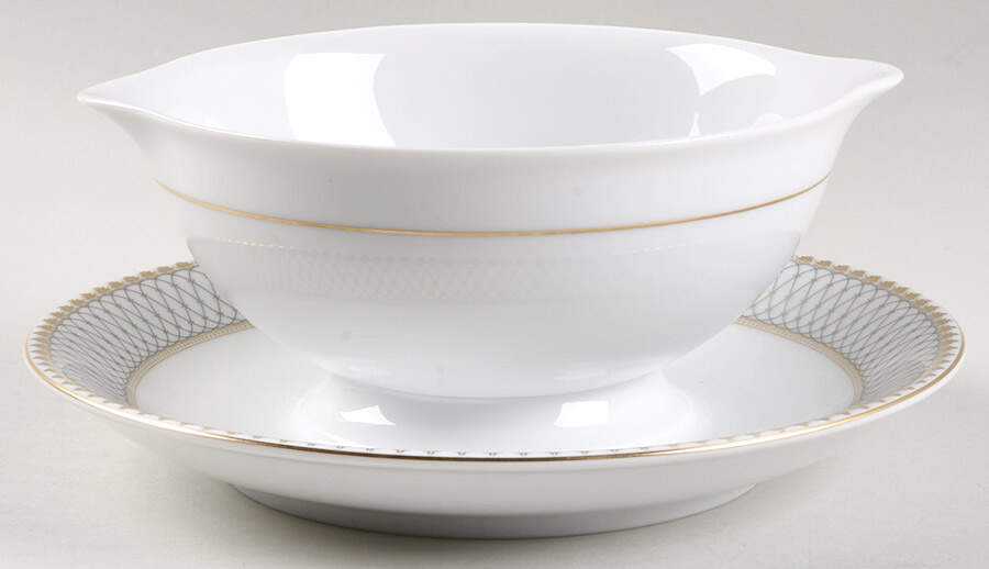 Monte Carlo Gravy Boat with Attached Underplate by Rosenthal - Continental-1