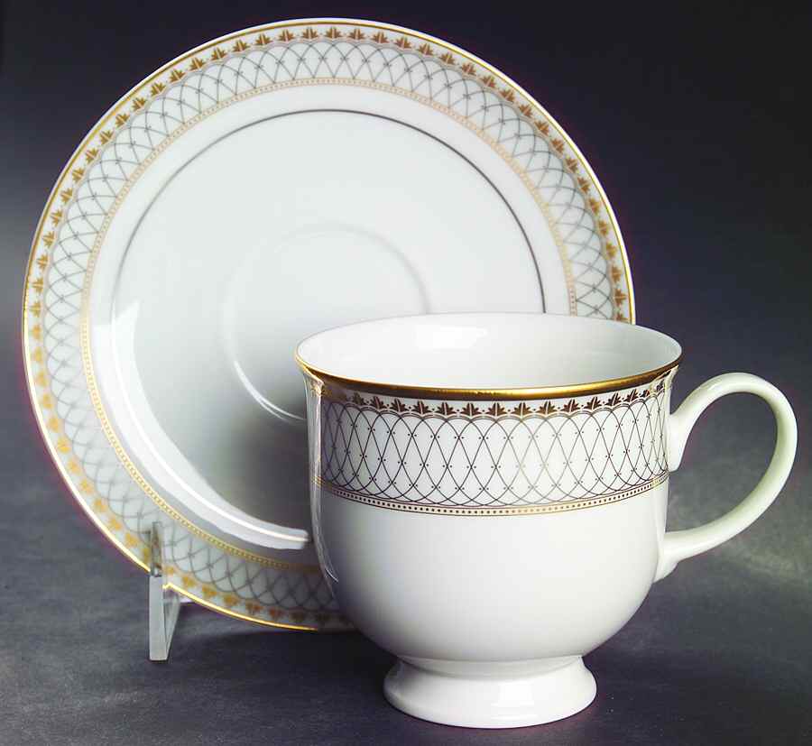 Monte Carlo Footed Cup & Saucer Set by Rosenthal - Continental-1