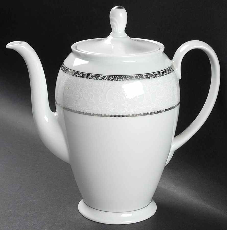 Princess White Coffee Pot & Lid by Rosenthal - Continental-1