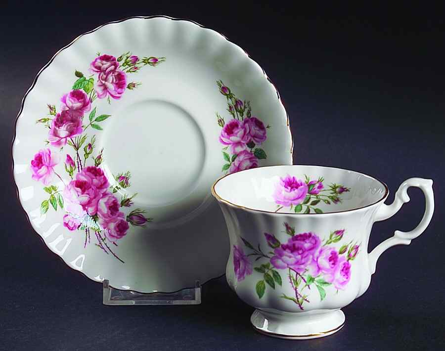 ROA101 Footed Cup & Saucer Set by Royal Albert-1