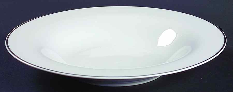Moon Platinum Large Rim Soup Bowl by Rosenthal - Continental-1