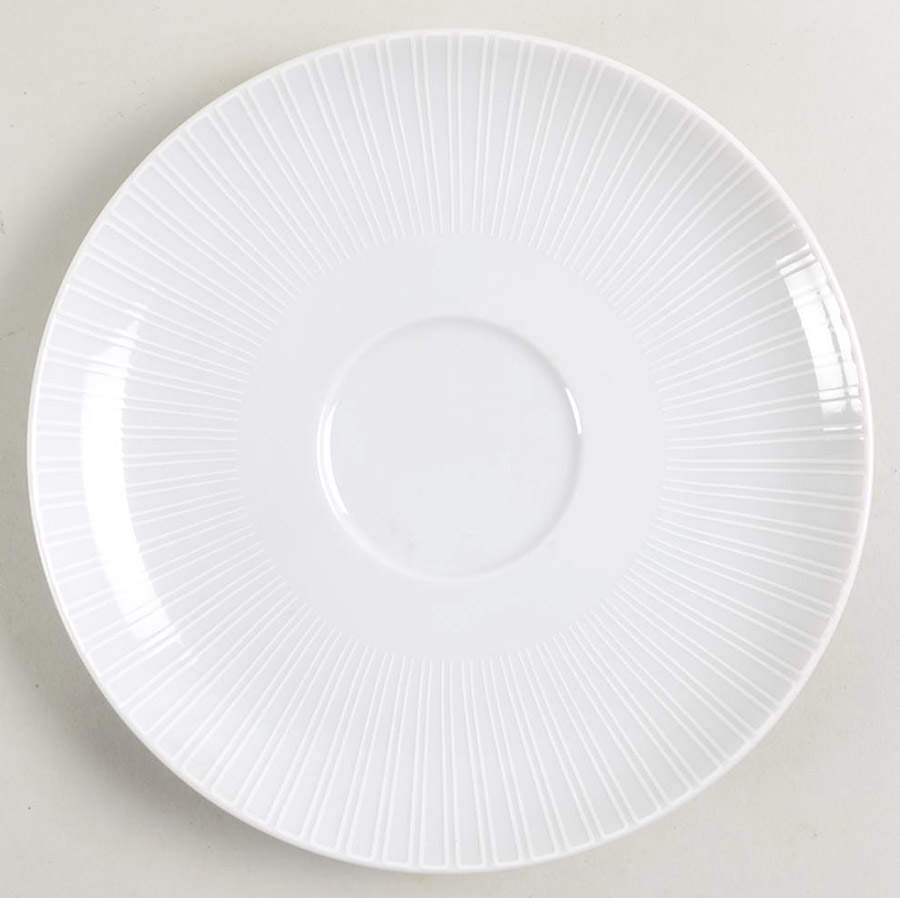 Moon White On White Saucer by Rosenthal - Continental-1