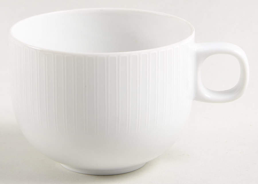 Moon White On White Flat Cup by Rosenthal - Continental-1
