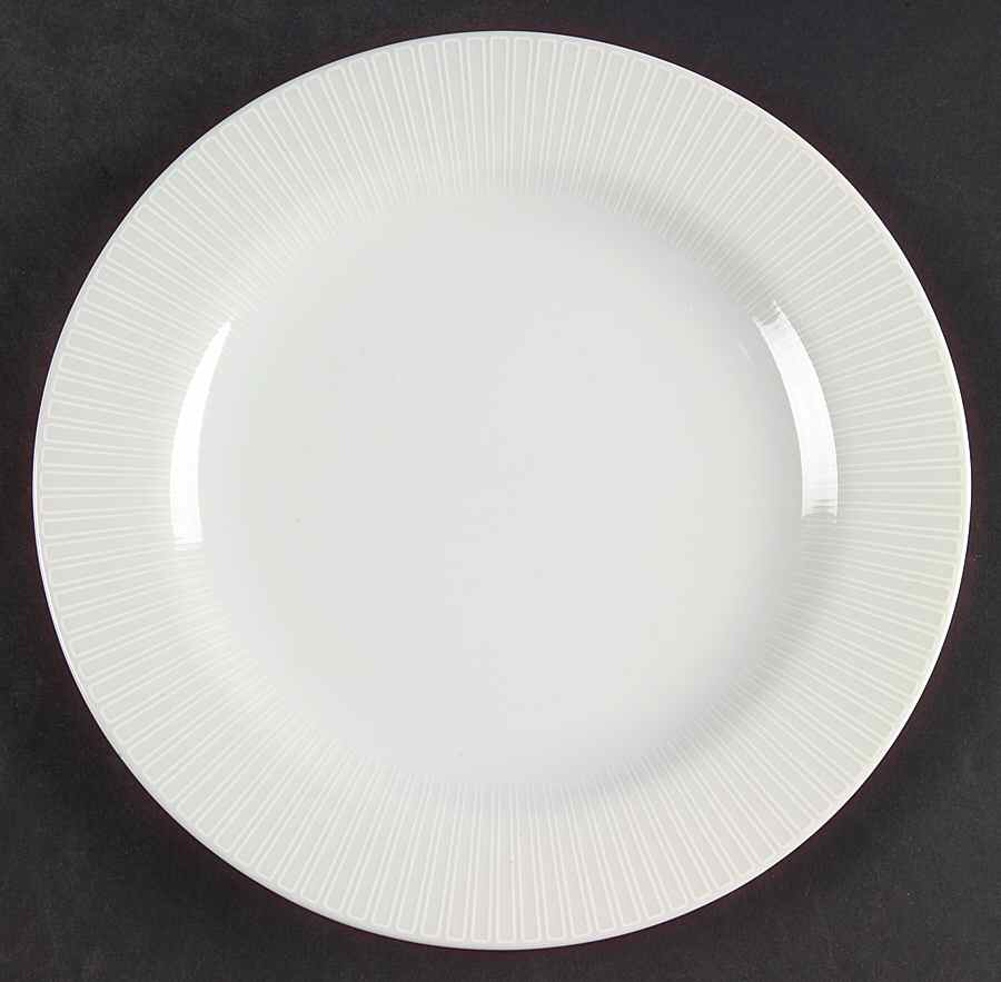 Moon White On White Bread & Butter Plate by Rosenthal - Continental-1