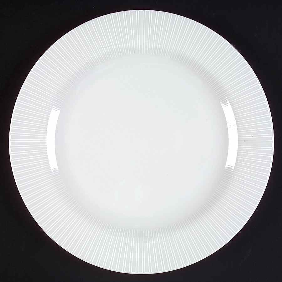 Moon White On White Dinner Plate by Rosenthal - Continental-1
