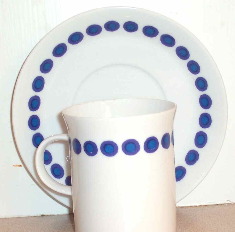 R1244 Flat Cup & Saucer Set by Rosenthal - Continental-1