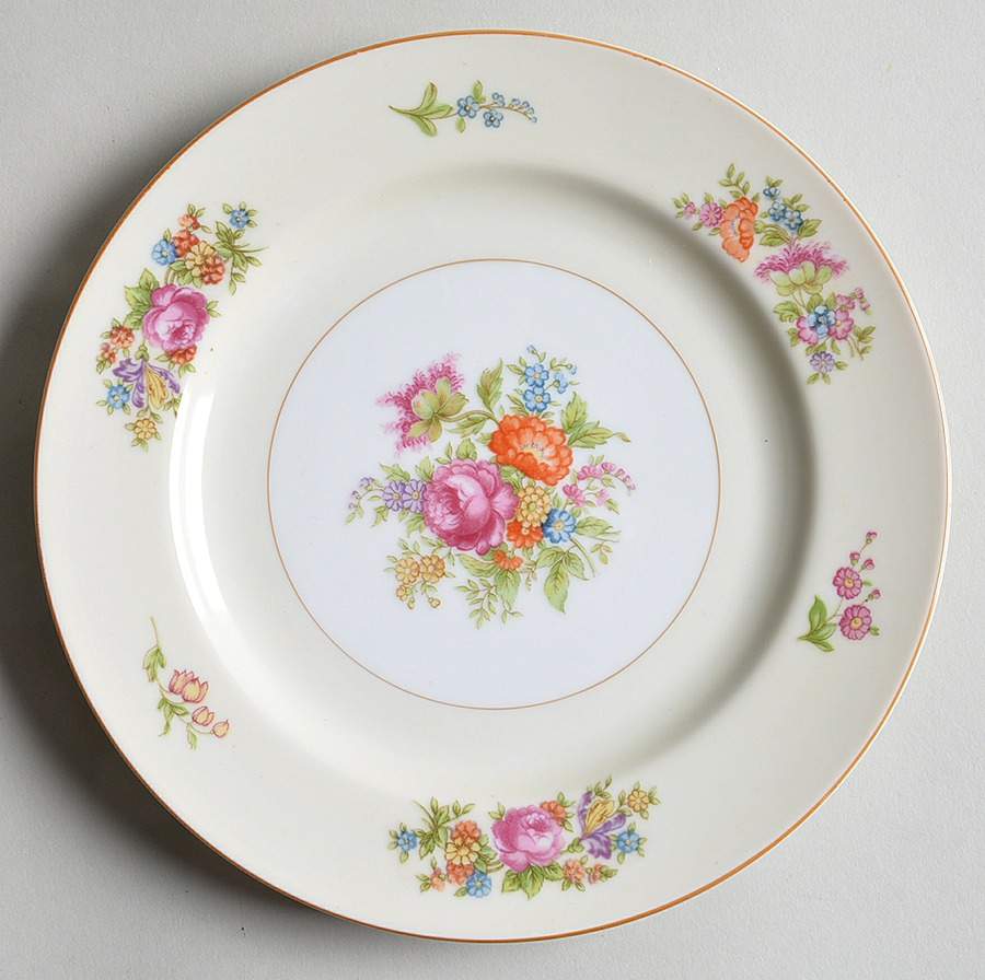 RO74 Salad Plate by Rose (Japan)-1