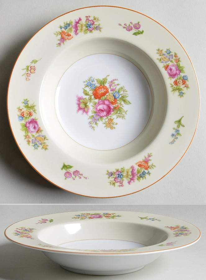RO74 Rim Soup Bowl by Rose (Japan)-1