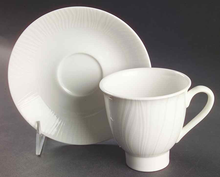 Reflections Footed Cup & Saucer Set by Royal Worcester-1