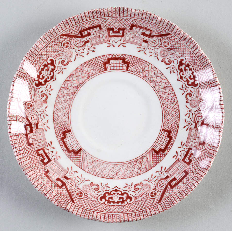 Willow Rosa Saucer by Royal Wessex-1