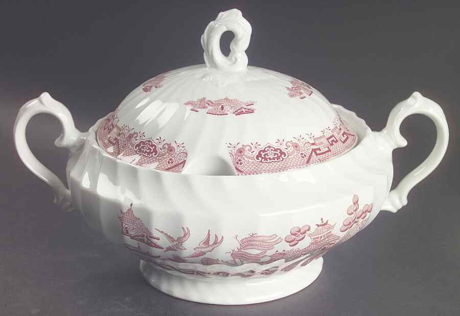 Willow Rosa Tureen &  Lid by Royal Wessex-1