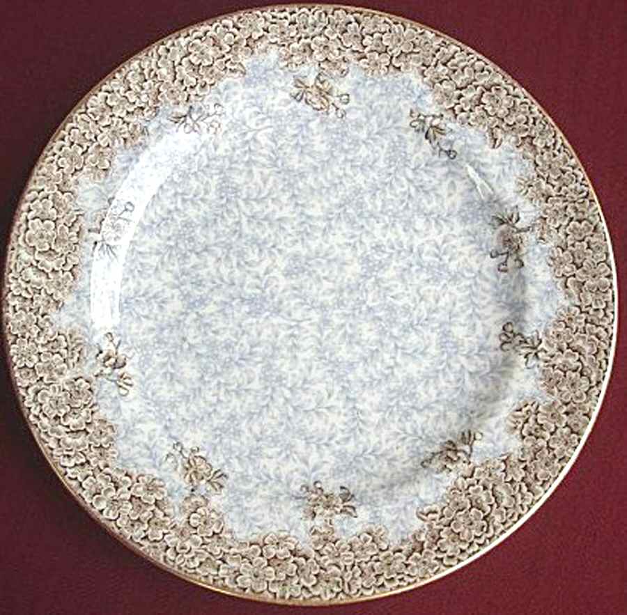 W2297 (Brown) Luncheon Plate by Royal Worcester-1