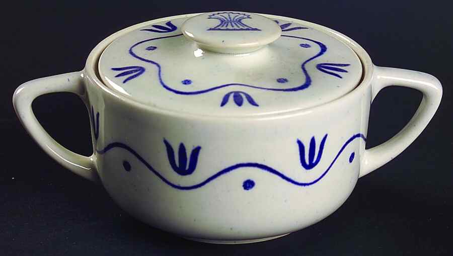 American Provincial Sugar Bowl & Lid by Royal (USA)-1