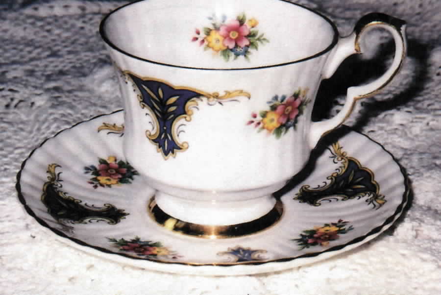 2740 Footed Cup & Saucer Set by Royal Windsor-1