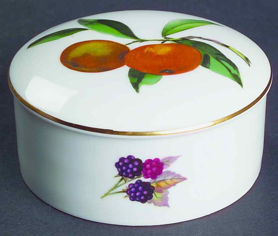 Arden Round Box & Lid by Royal Worcester-1
