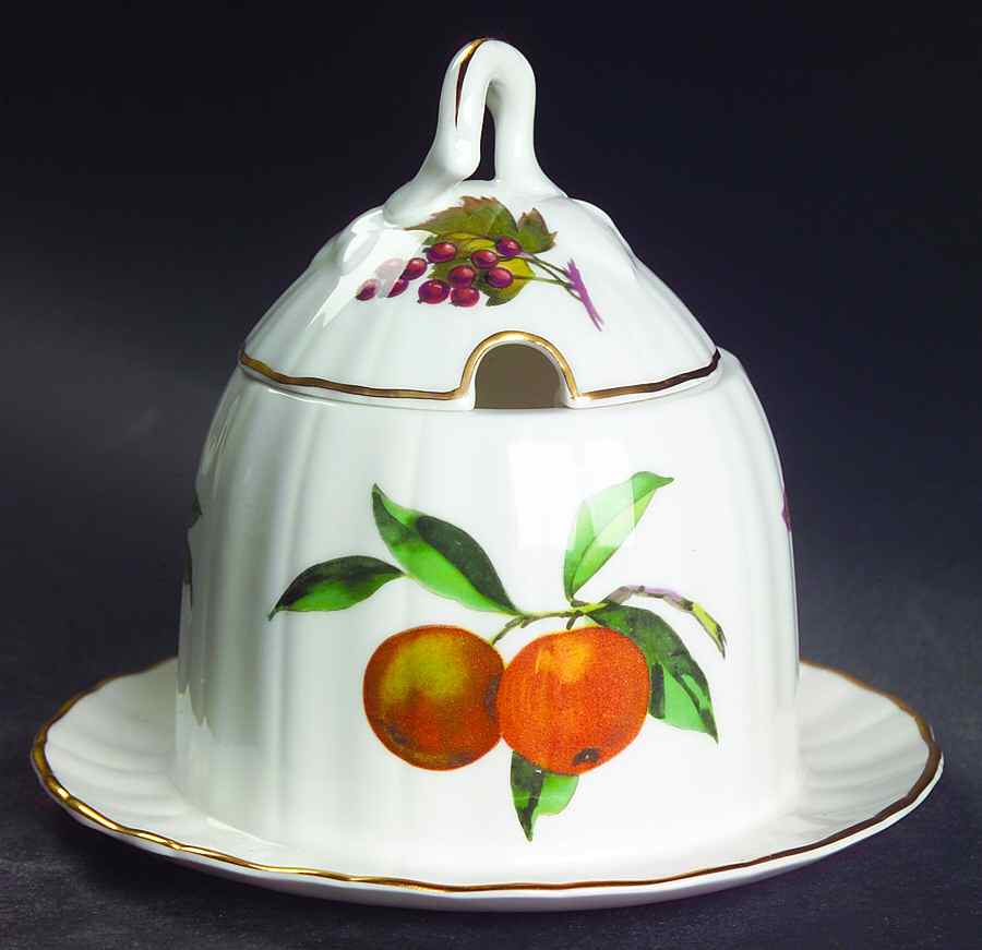 Arden Honey Pot & Lid by Royal Worcester-1