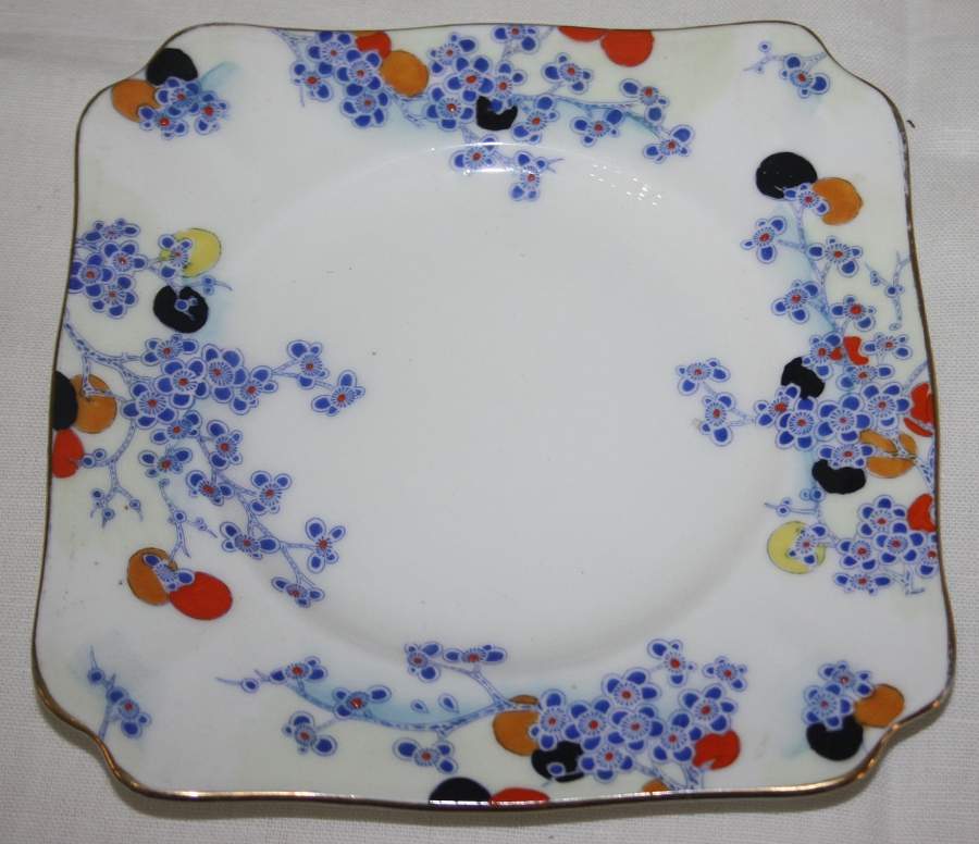 Carnival Square Bread & Butter Plate by Royal Doulton-1