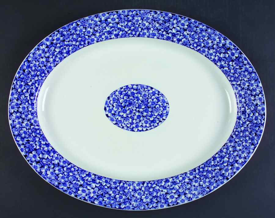 RW122 18" Oval Serving Platter by Royal Worcester-1