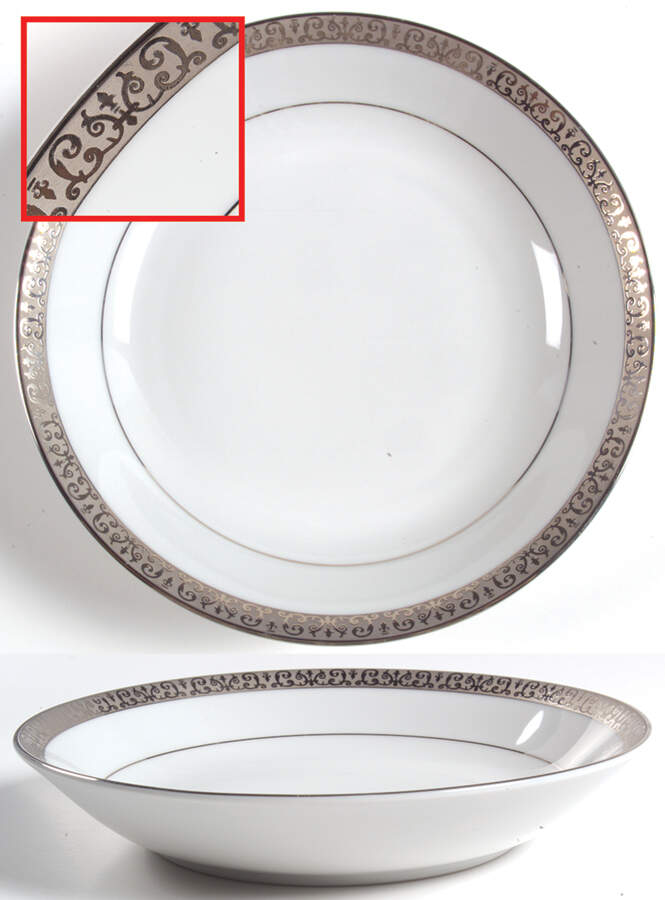 Platinum Buffet 8" Individual Pasta Bowl by Royal Gallery-1