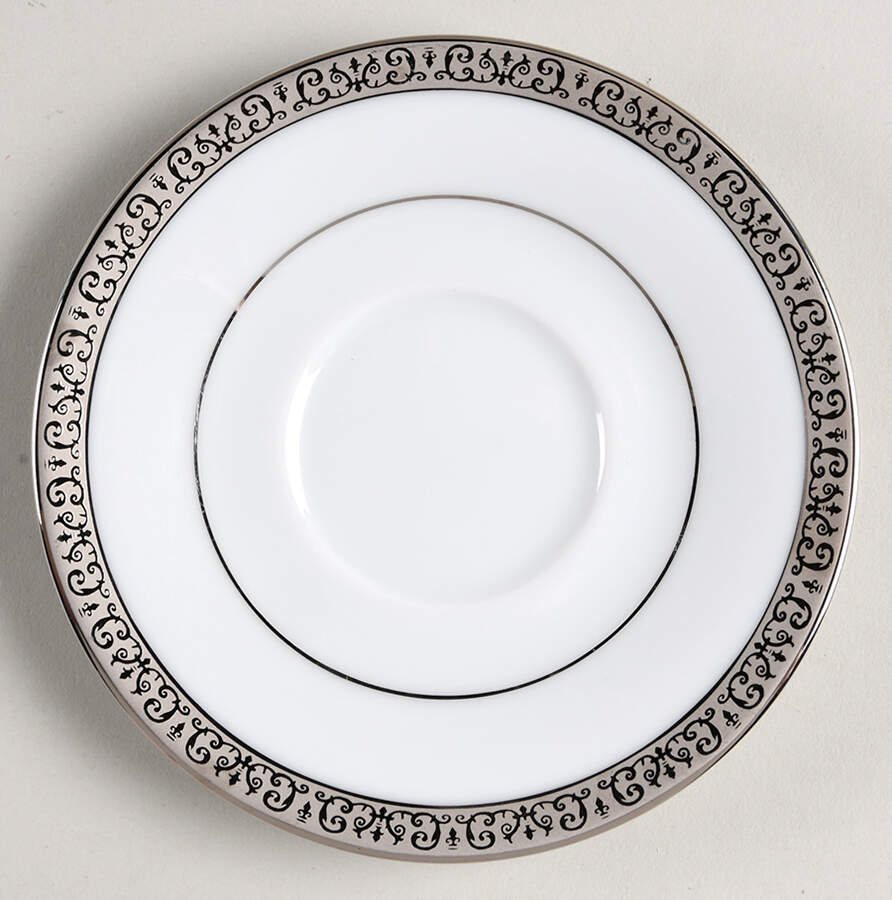 Platinum Buffet Saucer for Demitasse Cup by Royal Gallery-1