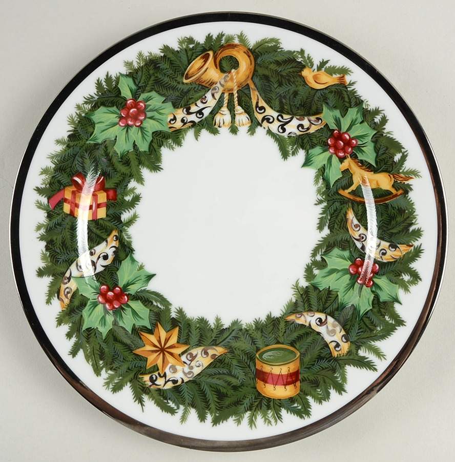 Platinum Buffet Accent Luncheon Plate by Royal Gallery-1