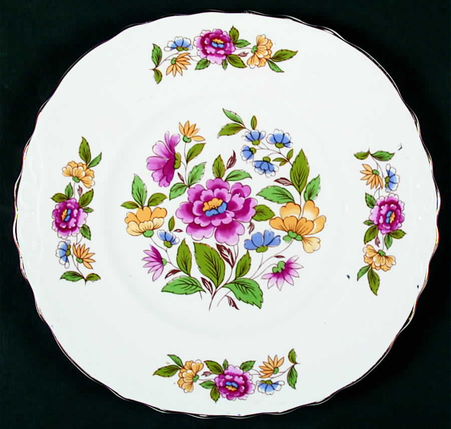 Ludlow Square Handled Cake Plate by Royal Cauldon-1