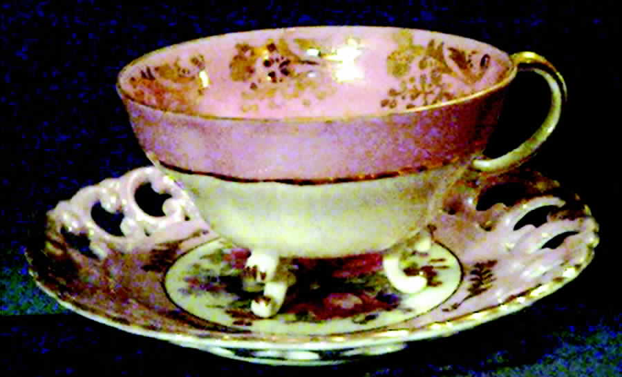 RSY18 Footed Cup & Saucer Set by Royal Sealy-1