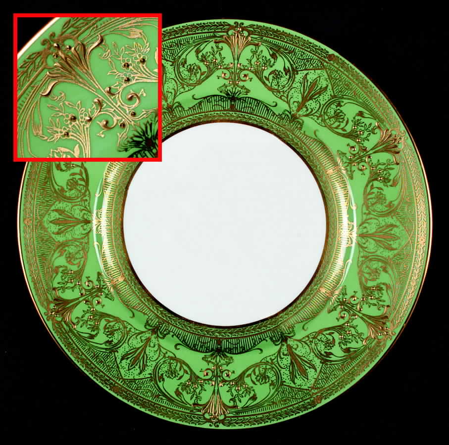 Harewood Green Dinner Plate by Royal Worcester-1