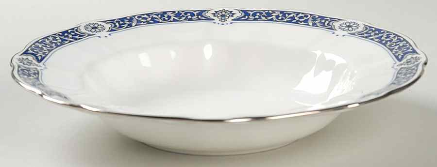 Milldale (Platinum) Rim Soup Bowl by Royal Crown Derby-1
