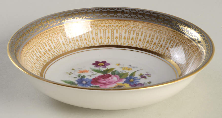 Avon Gray Fruit/Dessert (Sauce) Bowl by Royal Bayreuth-1