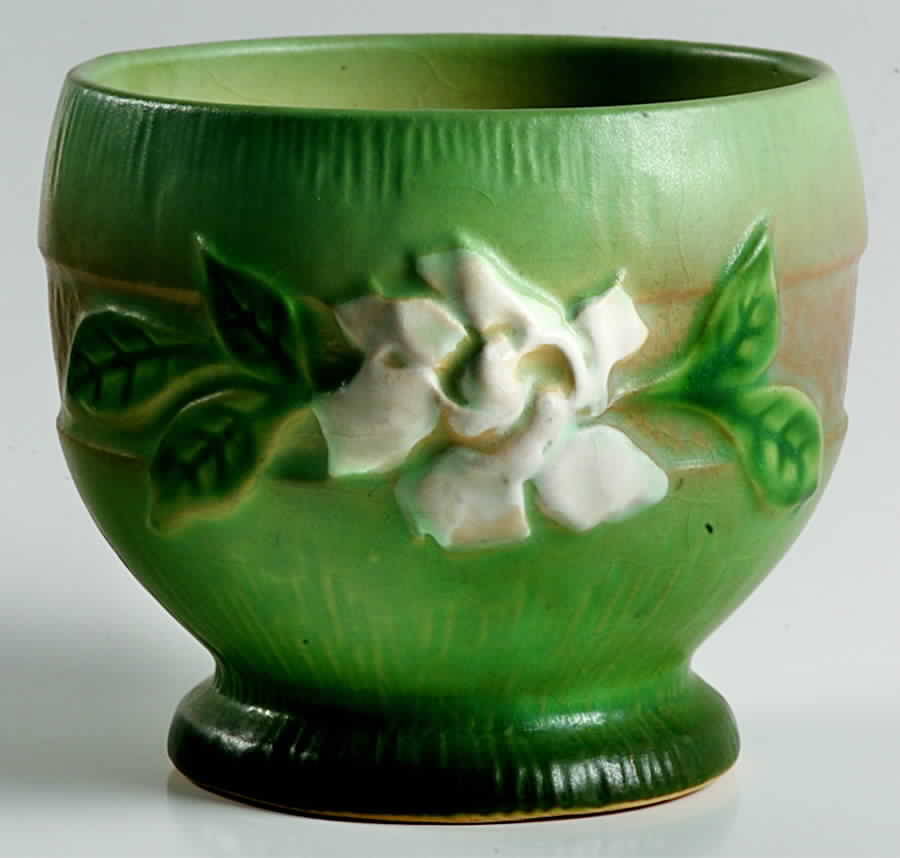 Gardenia Green 3" Rose Bowl by Roseville-1