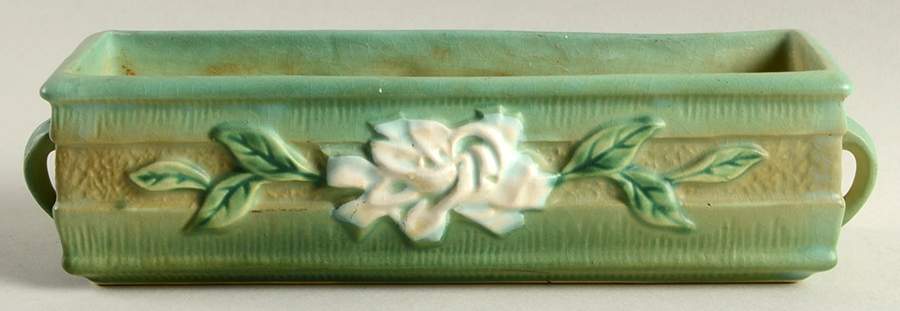 Gardenia Green Window Box Planter by Roseville-1
