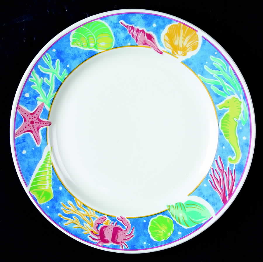 Blue Lagoon Dinner Plate by Royal Majestic-1