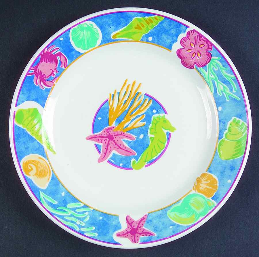 Blue Lagoon Salad Plate by Royal Majestic-1