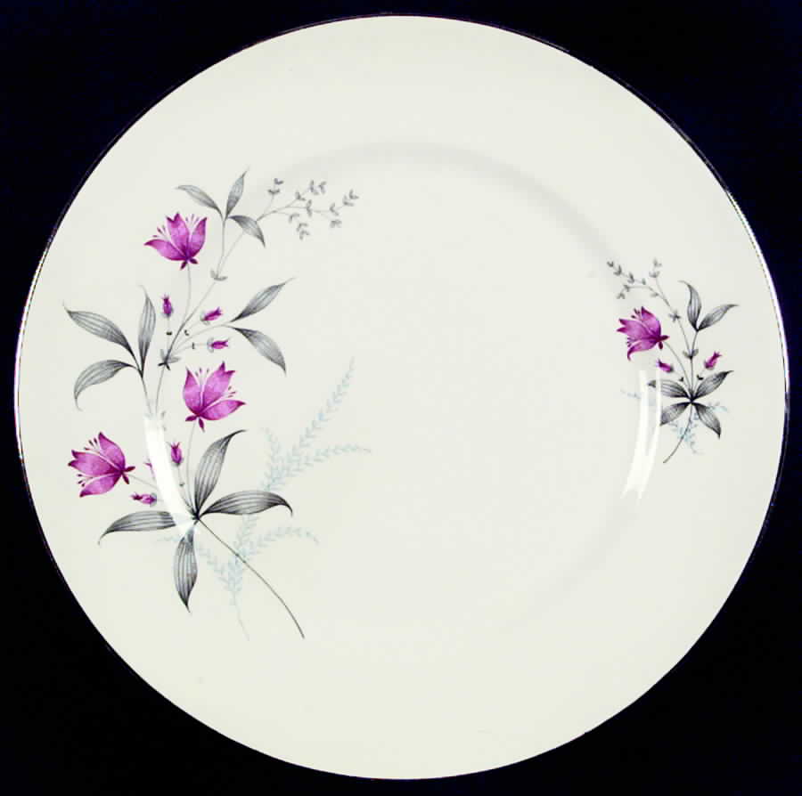 Fern Valley (Platinum) Dinner Plate by Royal Monarch-1