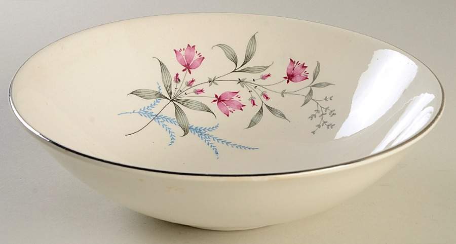 Fern Valley (Platinum) 8" Round Vegetable Bowl by Royal Monarch-1